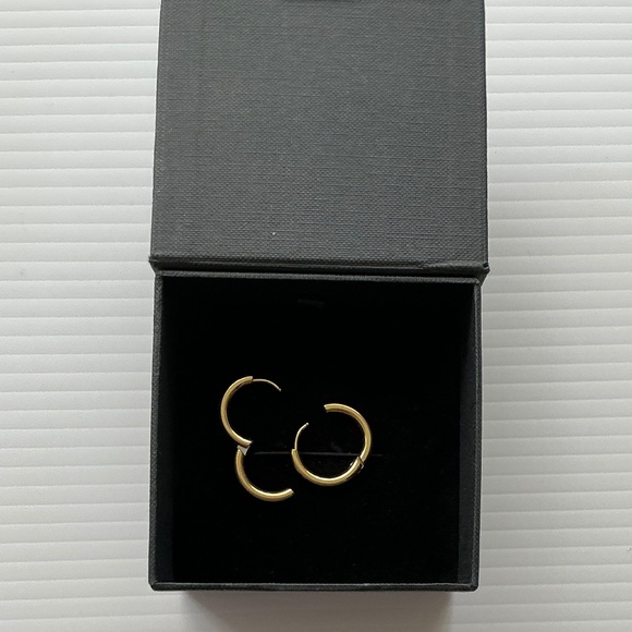 Steelx Hoops Gold Plated Steel - Picture 3 of 4